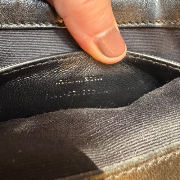 YSL Chevron Metallic Multicolor Med College Satchel Flap Bag GHW Authentic CoA - Picture 3 of 9